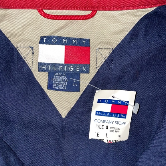 Vintage Tommy Hilfiger Sailing Gear Lightweight Oversized Jacket - Size Large - Picture 5 of 9